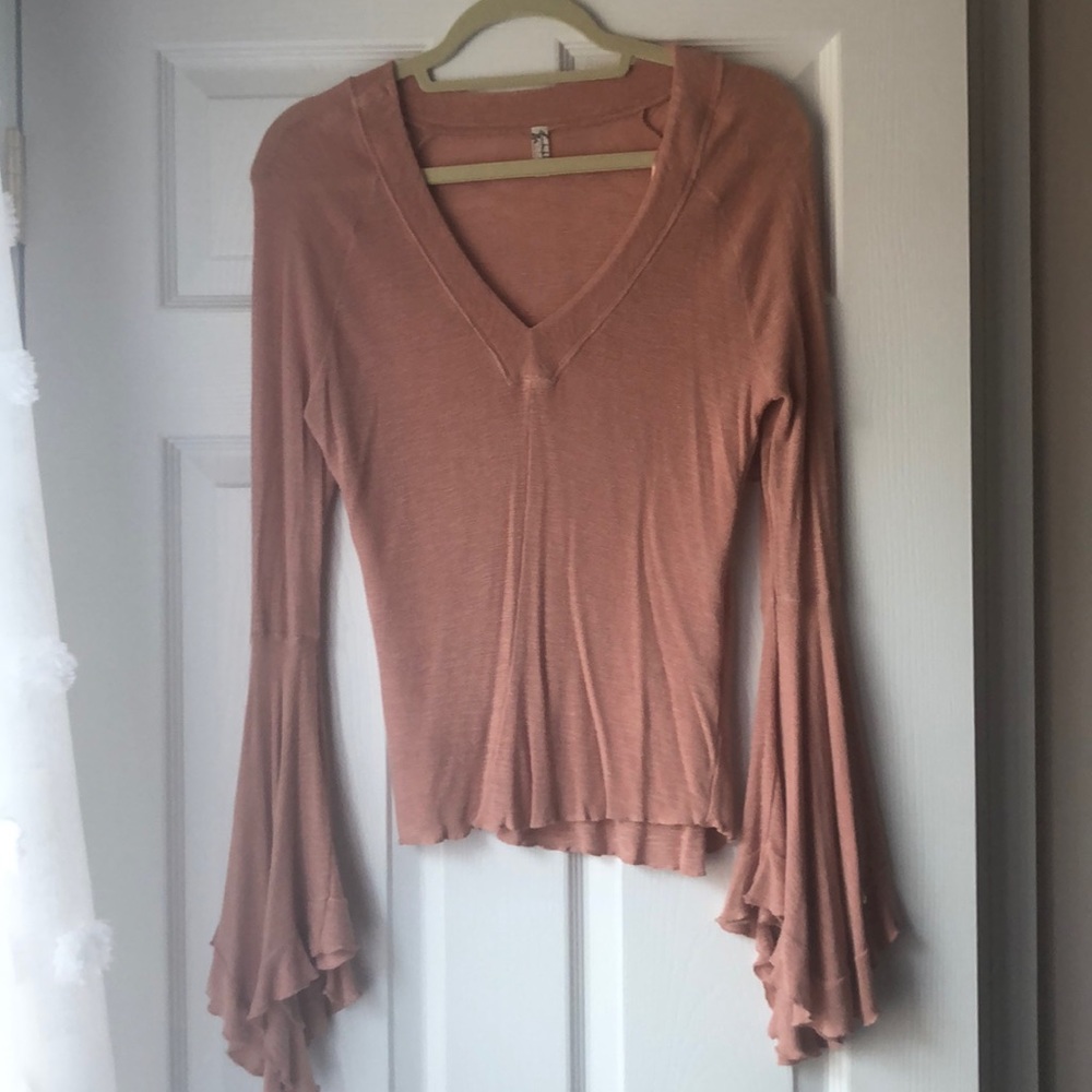 Bell sleeve sweater